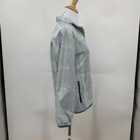 Nike Golf Jacket Youth Girl M Medium Purple Windbreaker Half Zip Water Resistant